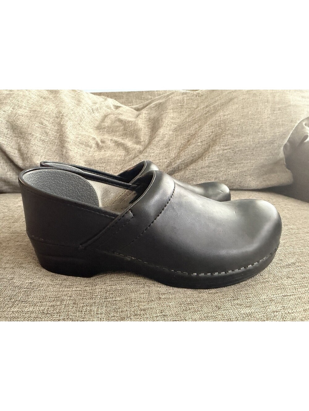 Dansko Professional Black Cabrio Clogs Womens Size 40 US 9-9.5 Work Shoe